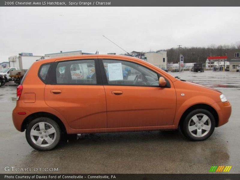 Spicy Orange / Charcoal 2006 Chevrolet Aveo LS Hatchback