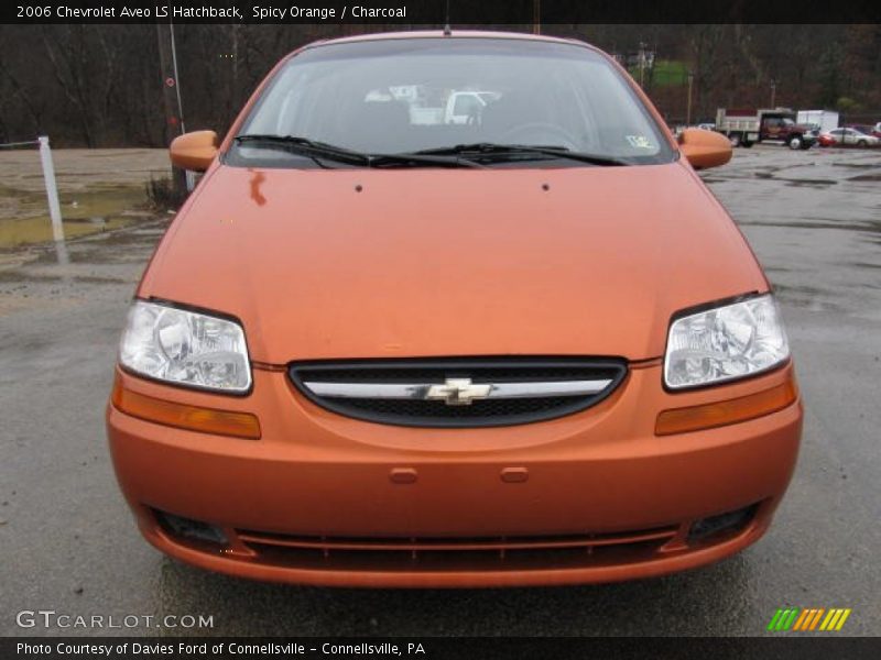 Spicy Orange / Charcoal 2006 Chevrolet Aveo LS Hatchback