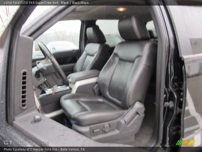 Black / Black/Black 2009 Ford F150 FX4 SuperCrew 4x4
