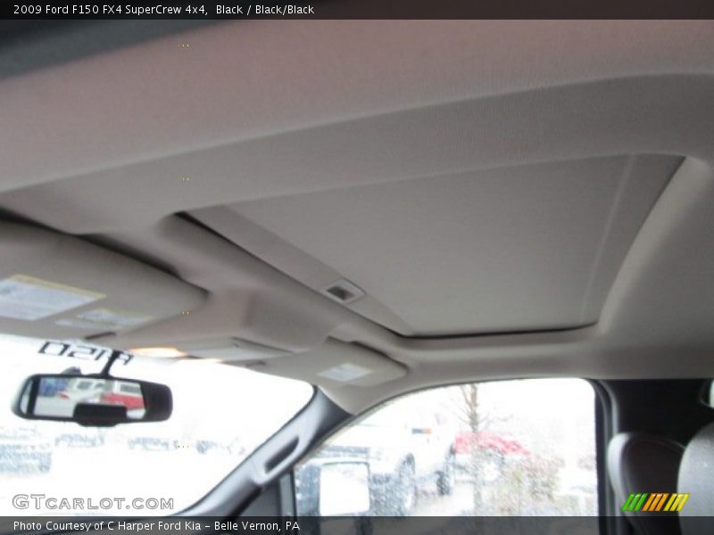 Black / Black/Black 2009 Ford F150 FX4 SuperCrew 4x4