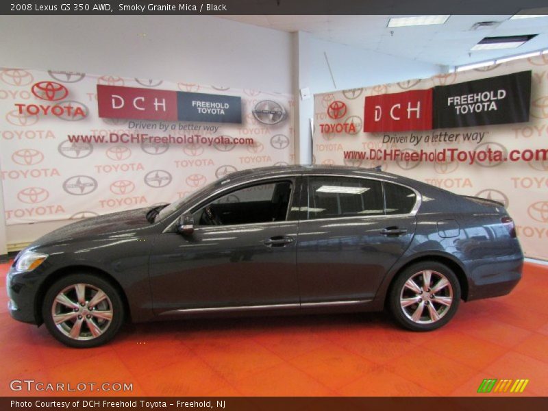 Smoky Granite Mica / Black 2008 Lexus GS 350 AWD