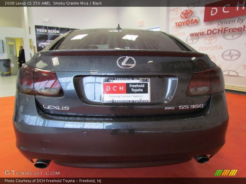 Smoky Granite Mica / Black 2008 Lexus GS 350 AWD