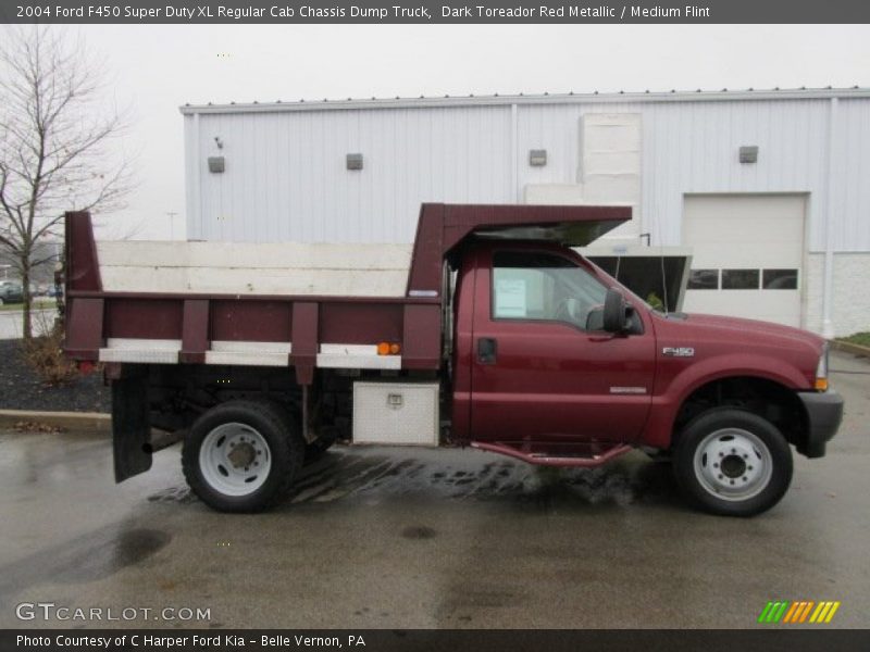  2004 F450 Super Duty XL Regular Cab Chassis Dump Truck Dark Toreador Red Metallic