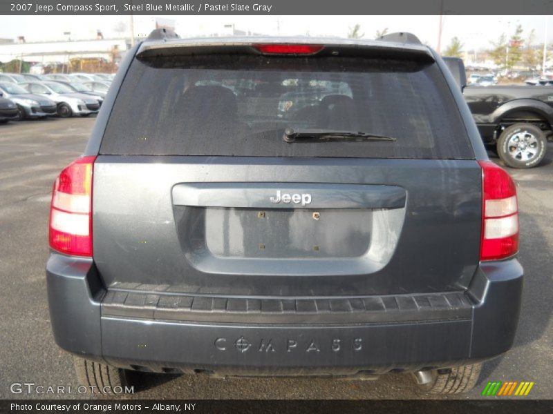 Steel Blue Metallic / Pastel Slate Gray 2007 Jeep Compass Sport