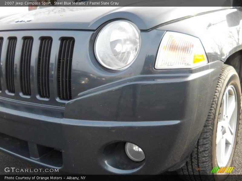 Steel Blue Metallic / Pastel Slate Gray 2007 Jeep Compass Sport