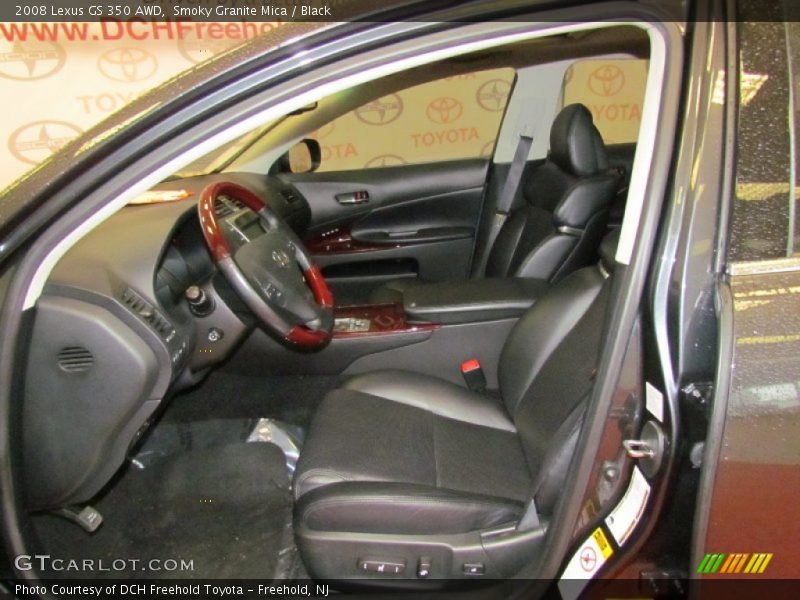 Smoky Granite Mica / Black 2008 Lexus GS 350 AWD