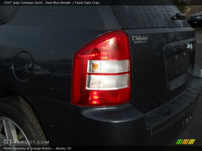Steel Blue Metallic / Pastel Slate Gray 2007 Jeep Compass Sport