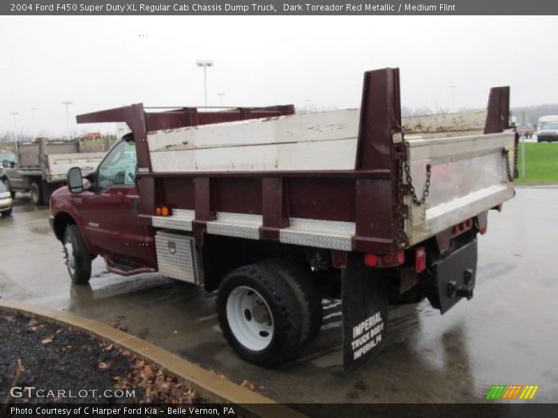 2004 F450 Super Duty XL Regular Cab Chassis Dump Truck Dark Toreador Red Metallic