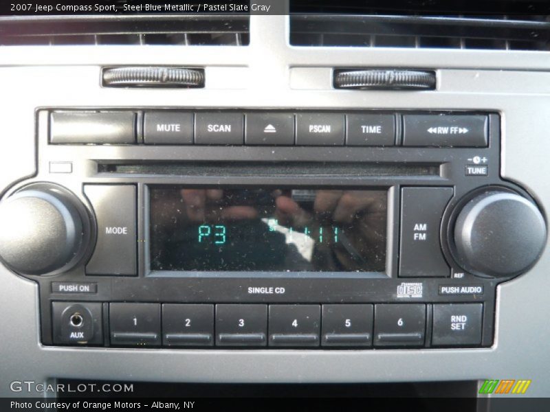 Steel Blue Metallic / Pastel Slate Gray 2007 Jeep Compass Sport