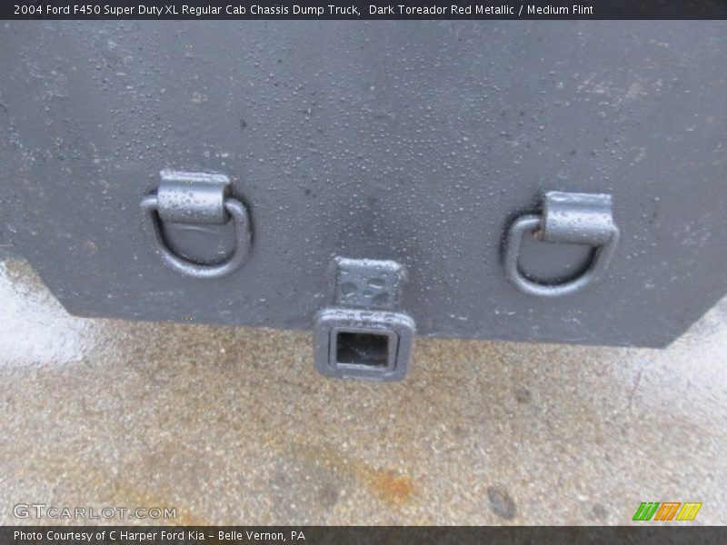 Dark Toreador Red Metallic / Medium Flint 2004 Ford F450 Super Duty XL Regular Cab Chassis Dump Truck