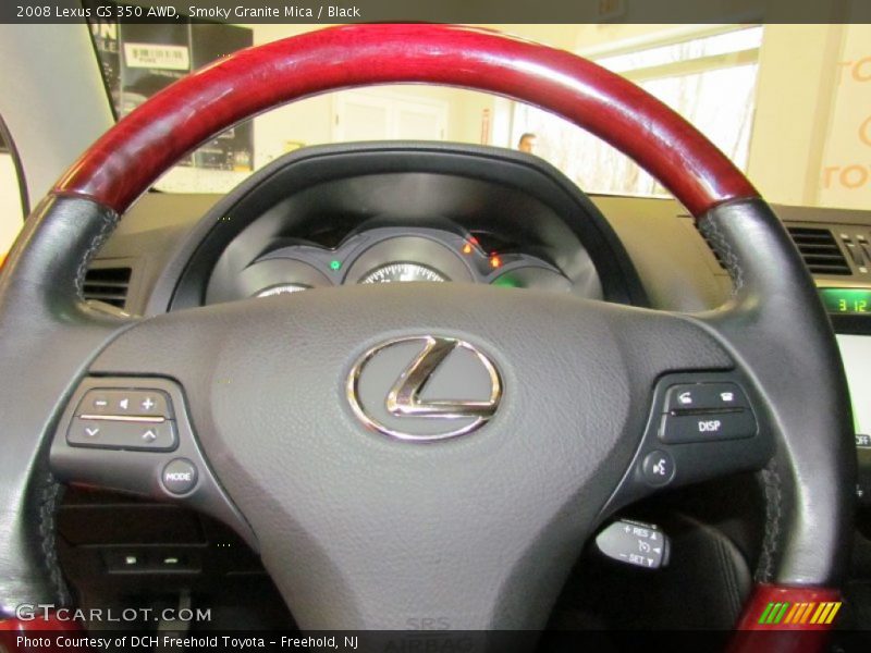Smoky Granite Mica / Black 2008 Lexus GS 350 AWD
