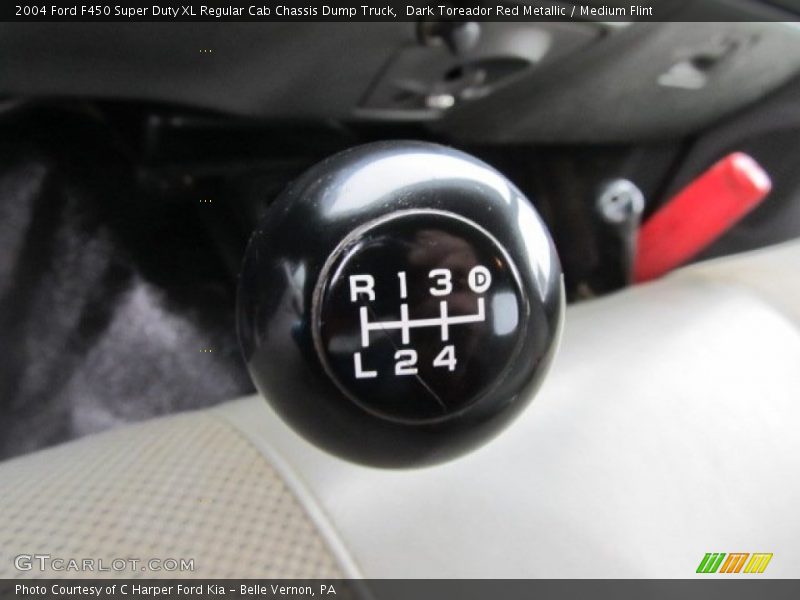  2004 F450 Super Duty XL Regular Cab Chassis Dump Truck 6 Speed Manual Shifter