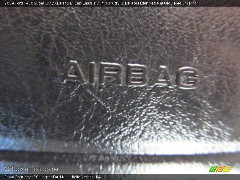 Dark Toreador Red Metallic / Medium Flint 2004 Ford F450 Super Duty XL Regular Cab Chassis Dump Truck