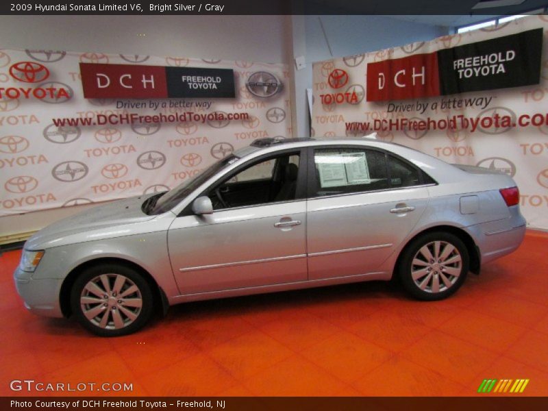 Bright Silver / Gray 2009 Hyundai Sonata Limited V6