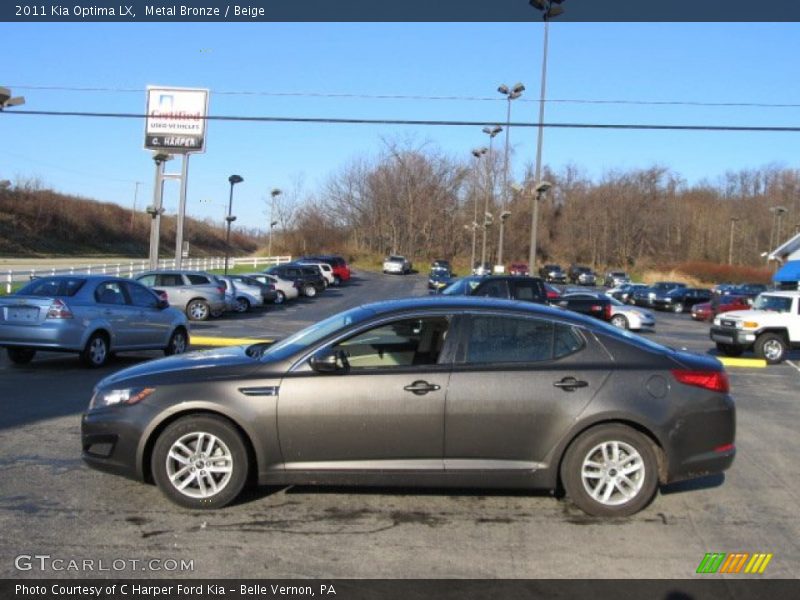 Metal Bronze / Beige 2011 Kia Optima LX