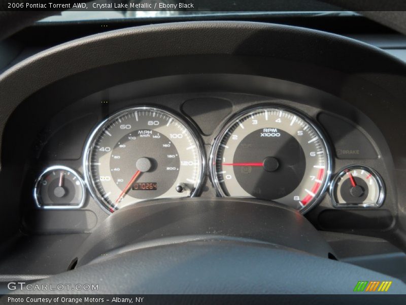Crystal Lake Metallic / Ebony Black 2006 Pontiac Torrent AWD