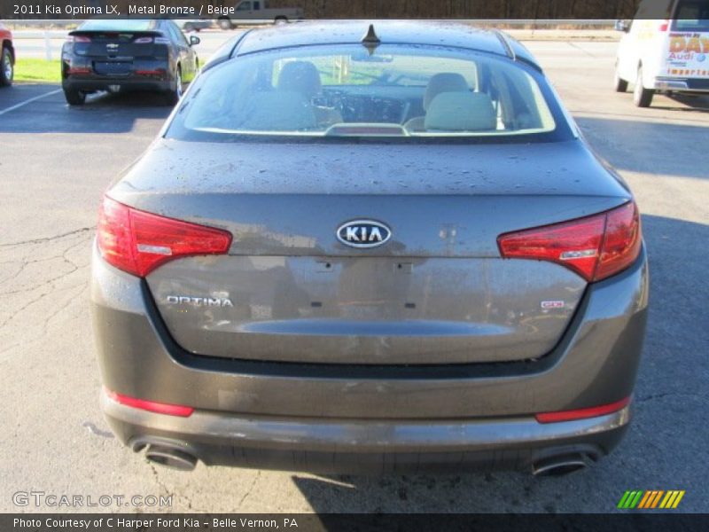 Metal Bronze / Beige 2011 Kia Optima LX