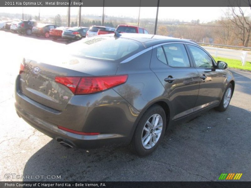 Metal Bronze / Beige 2011 Kia Optima LX