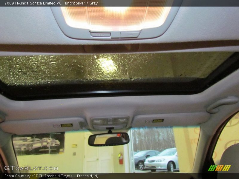 Bright Silver / Gray 2009 Hyundai Sonata Limited V6