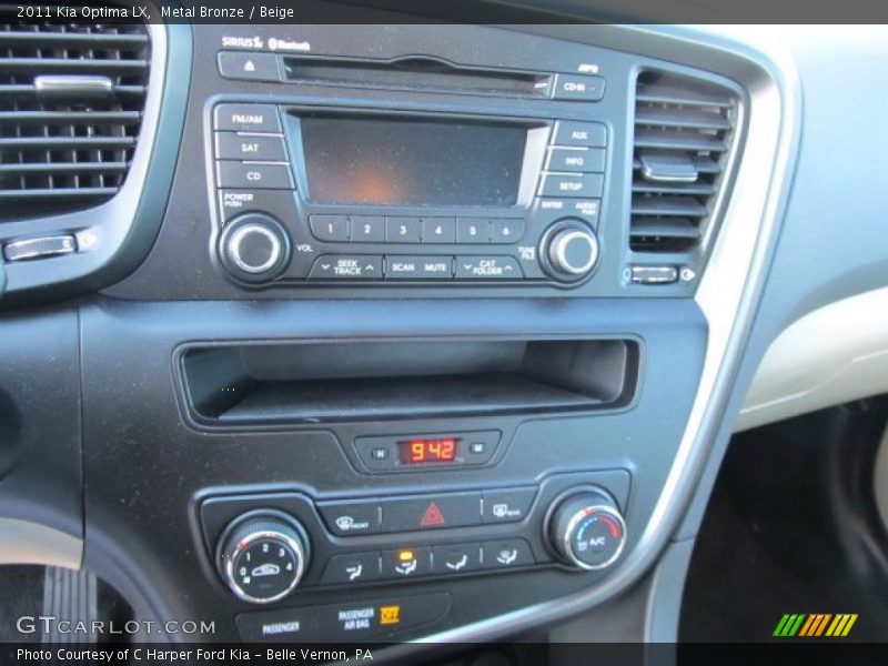 Metal Bronze / Beige 2011 Kia Optima LX