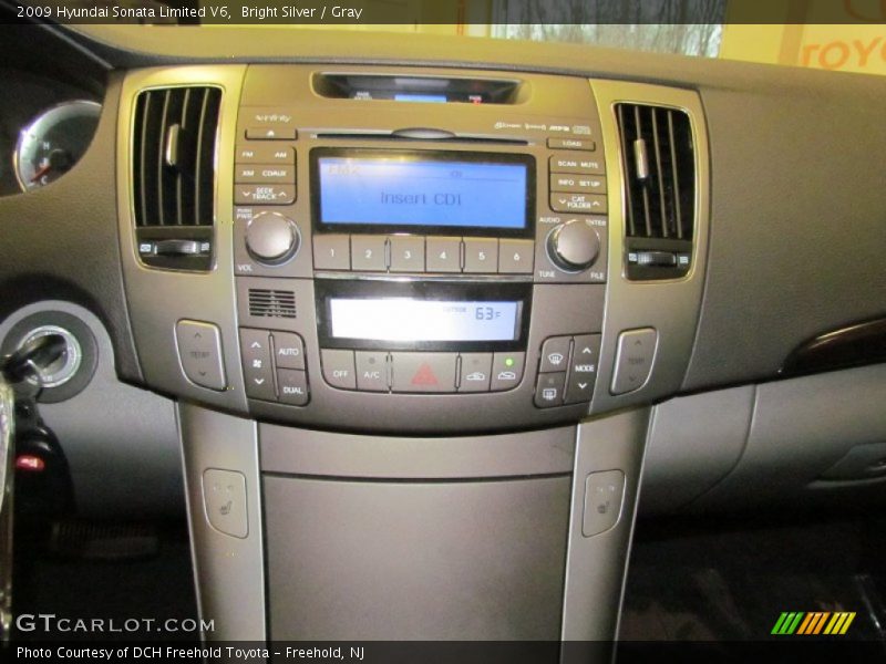 Bright Silver / Gray 2009 Hyundai Sonata Limited V6