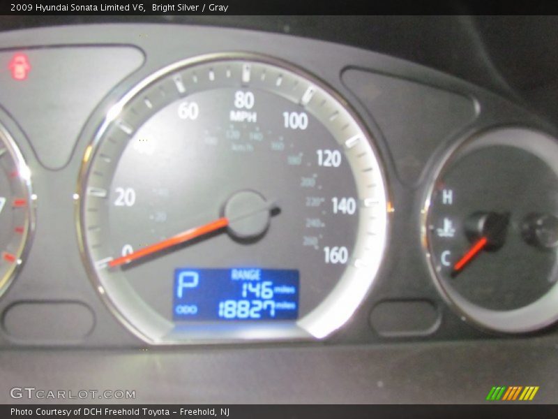 Bright Silver / Gray 2009 Hyundai Sonata Limited V6