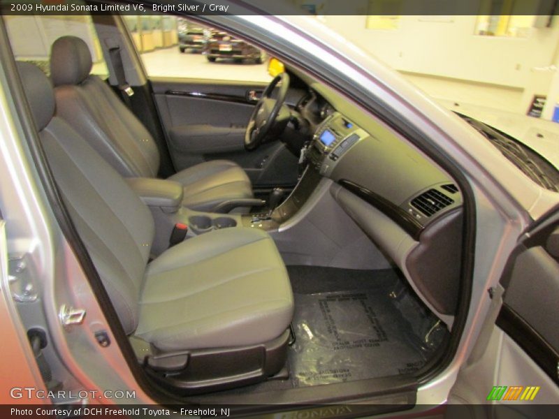 Bright Silver / Gray 2009 Hyundai Sonata Limited V6