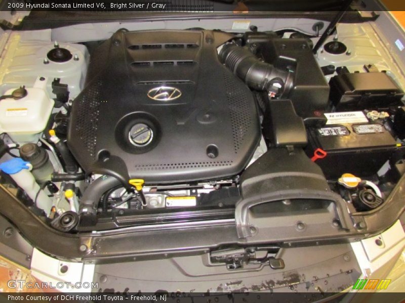 Bright Silver / Gray 2009 Hyundai Sonata Limited V6