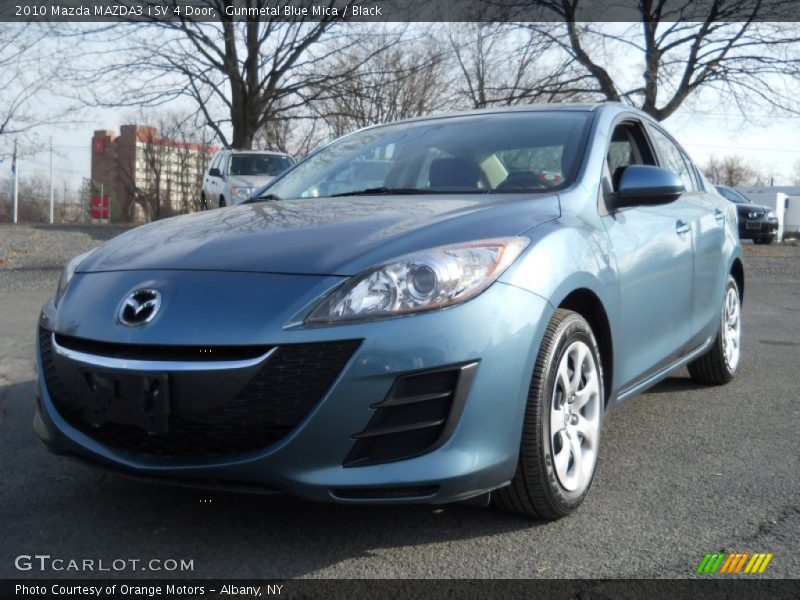 Gunmetal Blue Mica / Black 2010 Mazda MAZDA3 i SV 4 Door