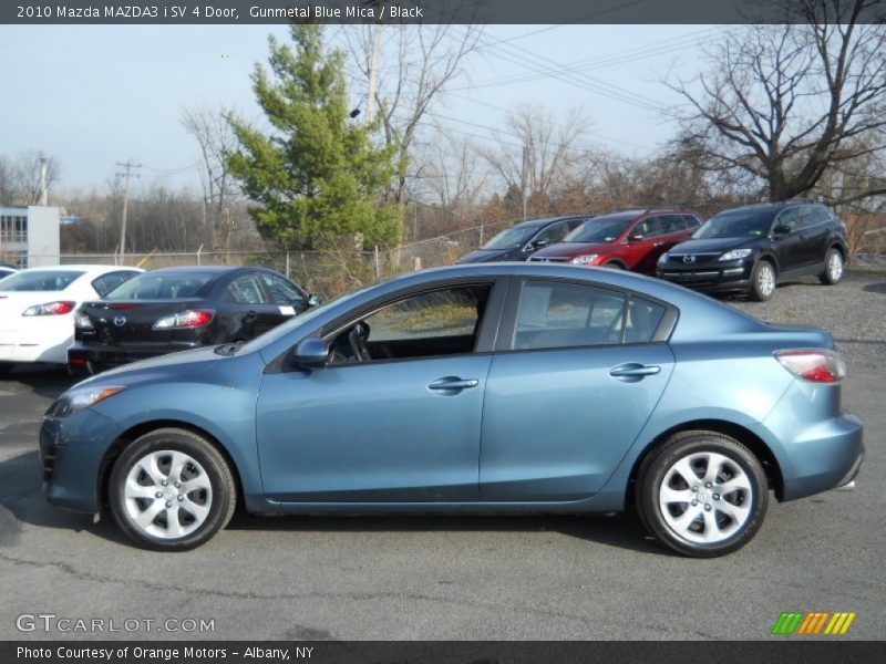 Gunmetal Blue Mica / Black 2010 Mazda MAZDA3 i SV 4 Door