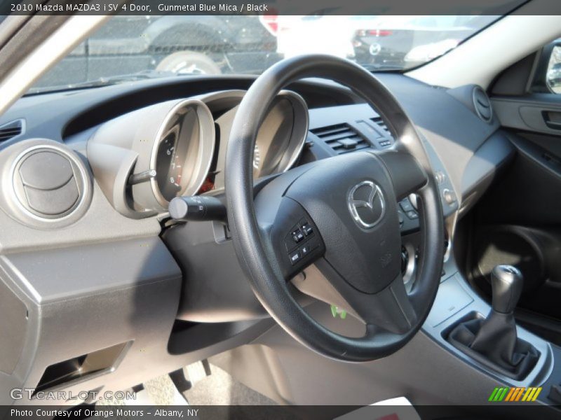Gunmetal Blue Mica / Black 2010 Mazda MAZDA3 i SV 4 Door