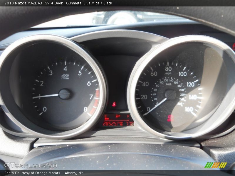 Gunmetal Blue Mica / Black 2010 Mazda MAZDA3 i SV 4 Door