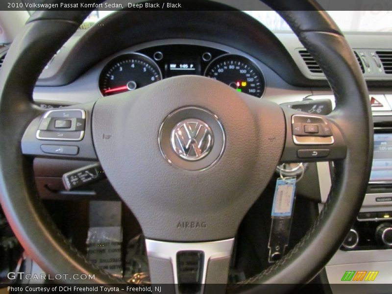 Deep Black / Black 2010 Volkswagen Passat Komfort Sedan