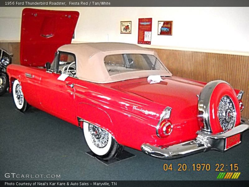 Fiesta Red / Tan/White 1956 Ford Thunderbird Roadster