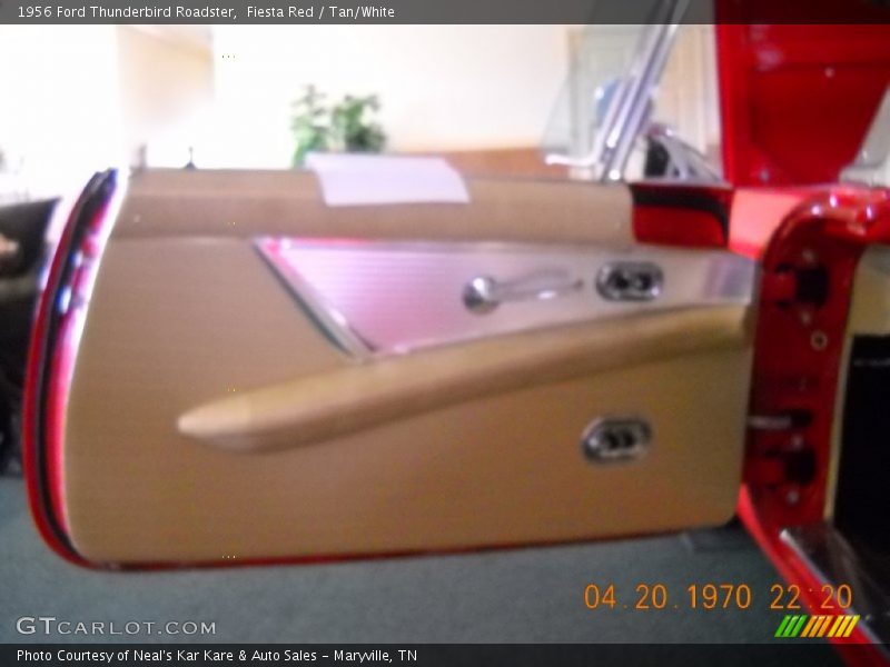Fiesta Red / Tan/White 1956 Ford Thunderbird Roadster