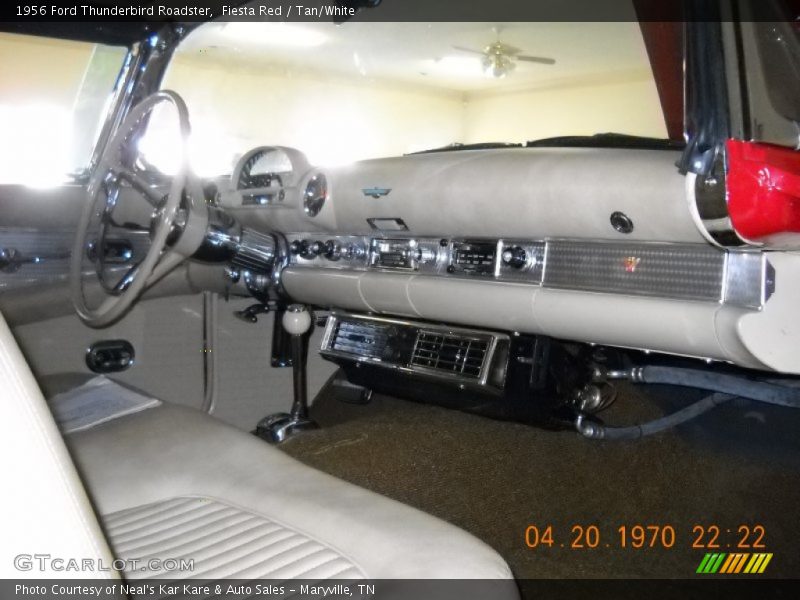Dashboard of 1956 Thunderbird Roadster