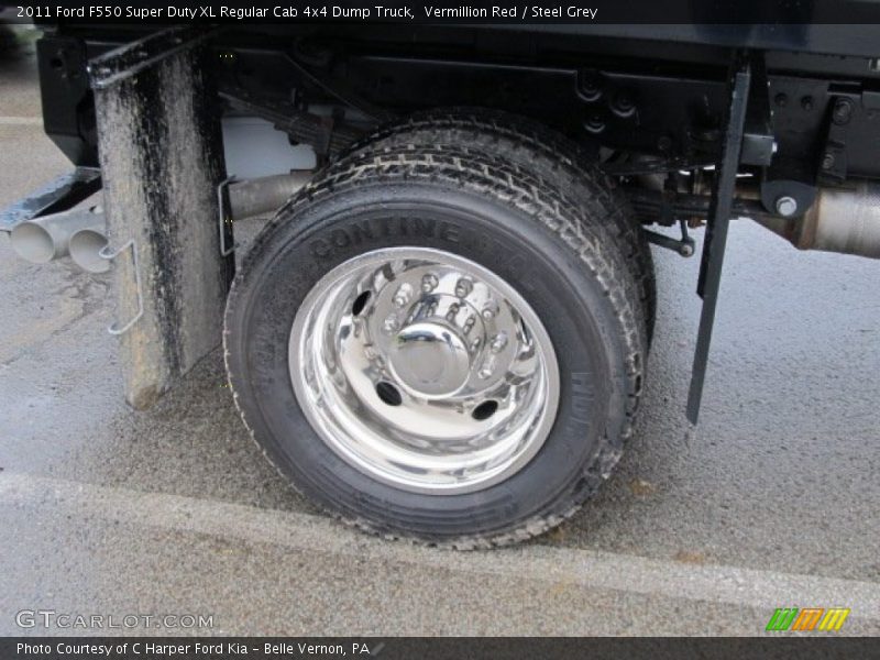 2011 F550 Super Duty XL Regular Cab 4x4 Dump Truck Wheel