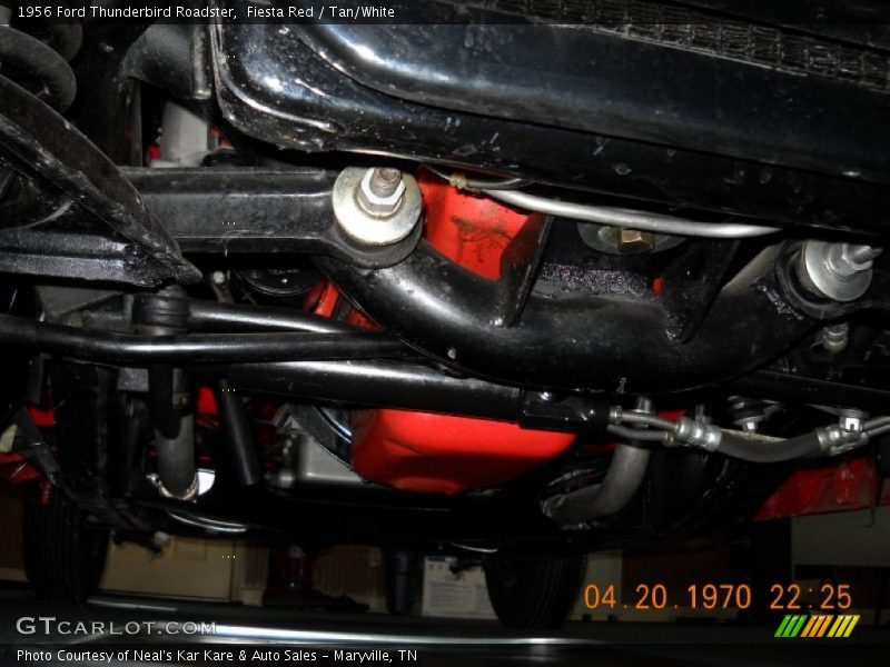 Undercarriage of 1956 Thunderbird Roadster