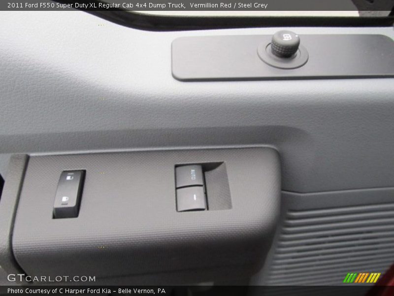 Vermillion Red / Steel Grey 2011 Ford F550 Super Duty XL Regular Cab 4x4 Dump Truck