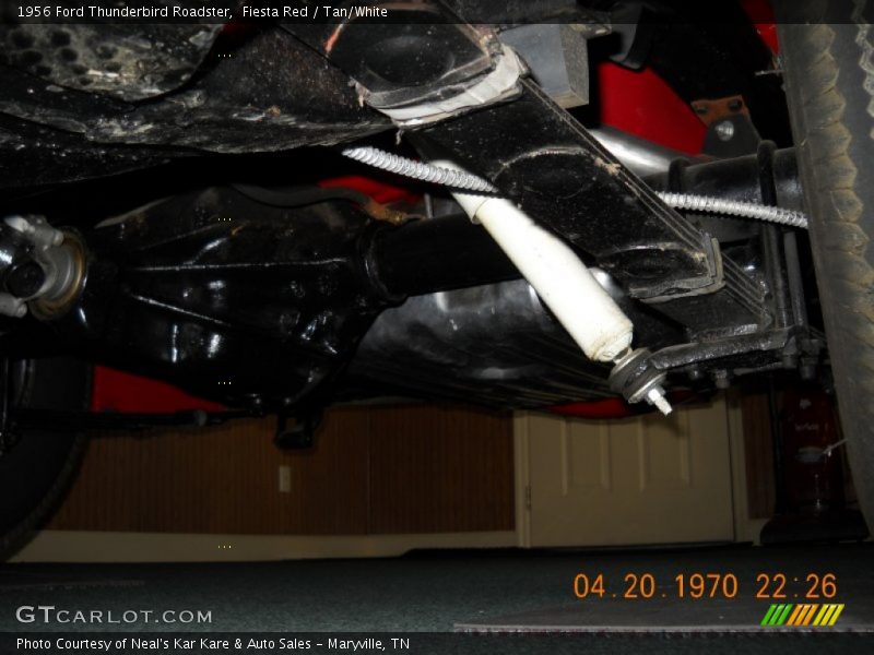 Undercarriage of 1956 Thunderbird Roadster