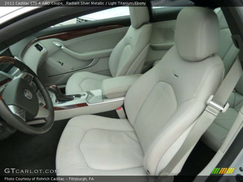 Radiant Silver Metallic / Light Titanium/Ebony 2011 Cadillac CTS 4 AWD Coupe