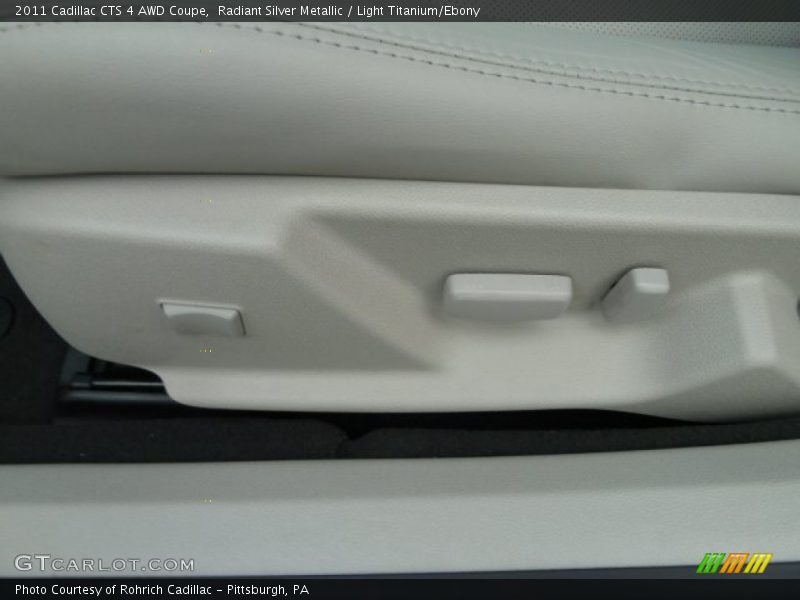 Radiant Silver Metallic / Light Titanium/Ebony 2011 Cadillac CTS 4 AWD Coupe