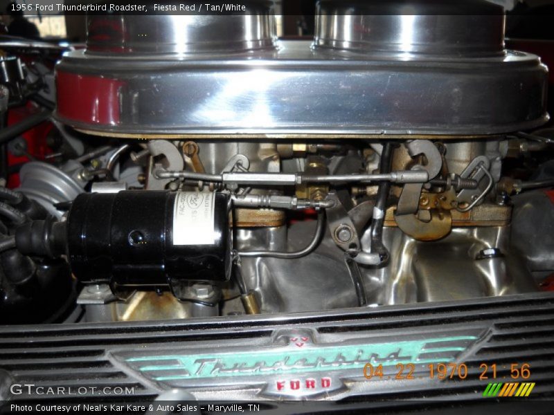 1956 Thunderbird Roadster Engine - 312 cid 8V OHV 16-Valve V8