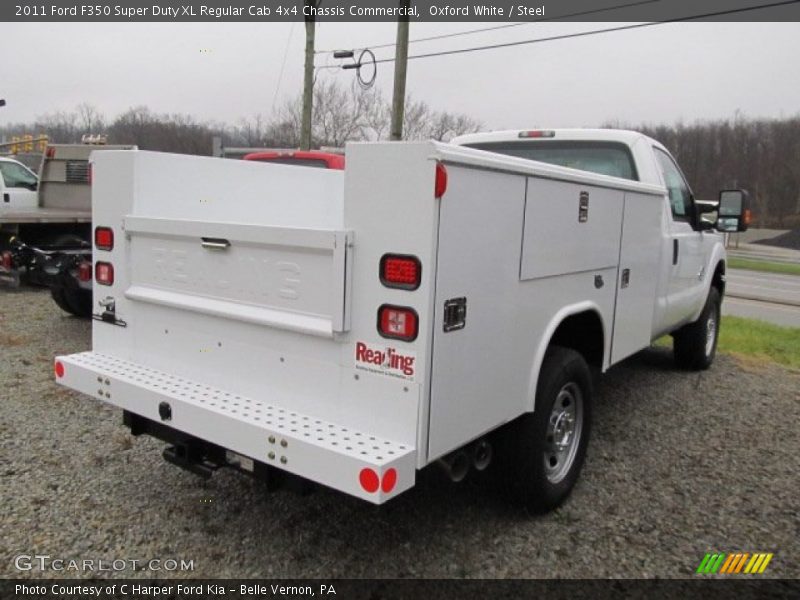 Oxford White / Steel 2011 Ford F350 Super Duty XL Regular Cab 4x4 Chassis Commercial