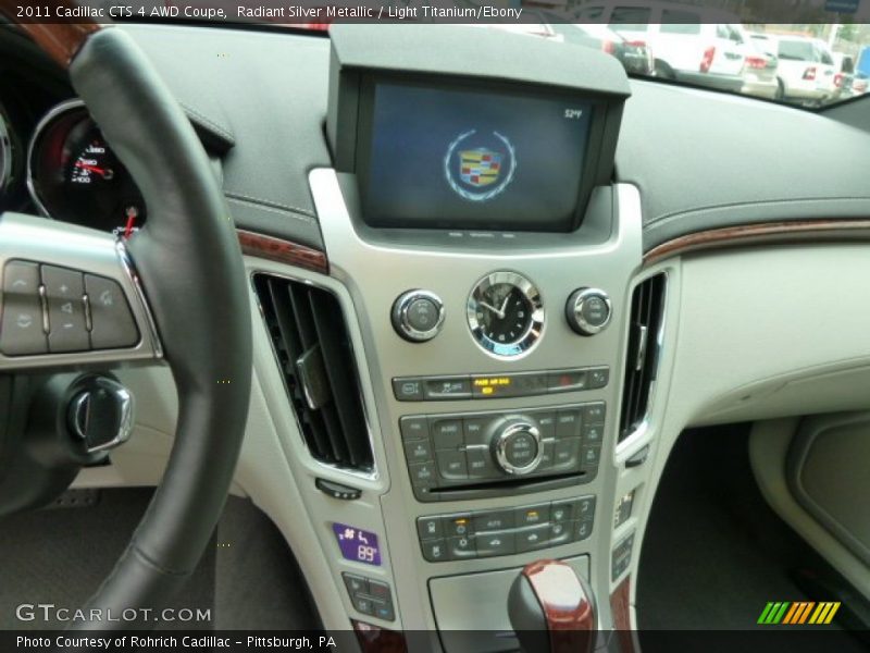 Radiant Silver Metallic / Light Titanium/Ebony 2011 Cadillac CTS 4 AWD Coupe