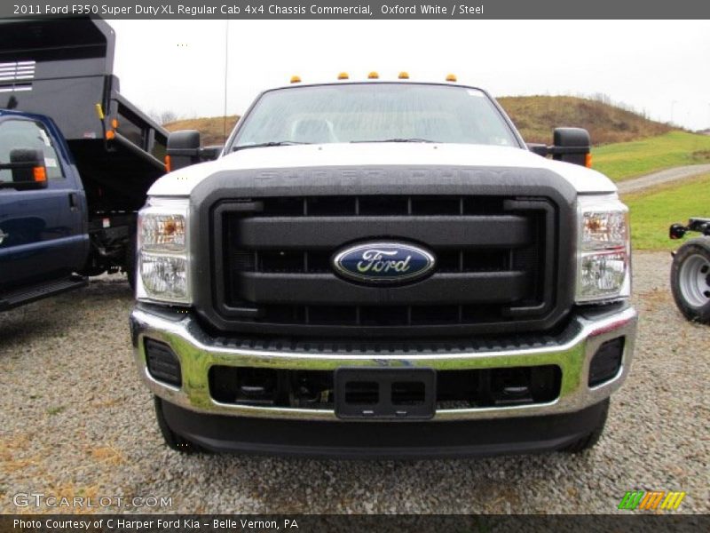  2011 F350 Super Duty XL Regular Cab 4x4 Chassis Commercial Oxford White