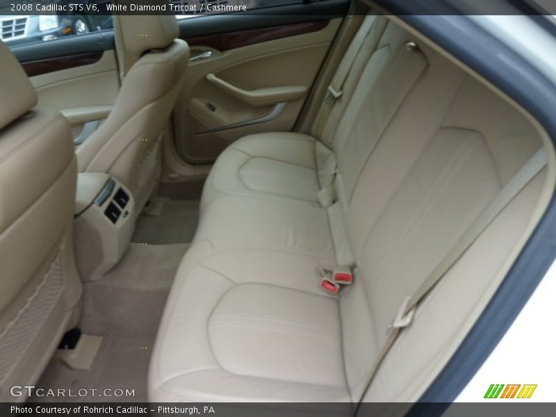 White Diamond Tricoat / Cashmere 2008 Cadillac STS V6