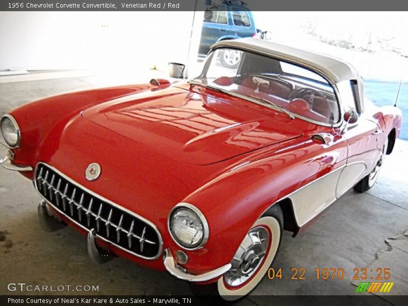 Venetian Red / Red 1956 Chevrolet Corvette Convertible