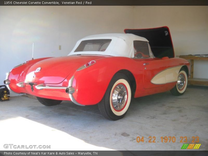 Venetian Red / Red 1956 Chevrolet Corvette Convertible