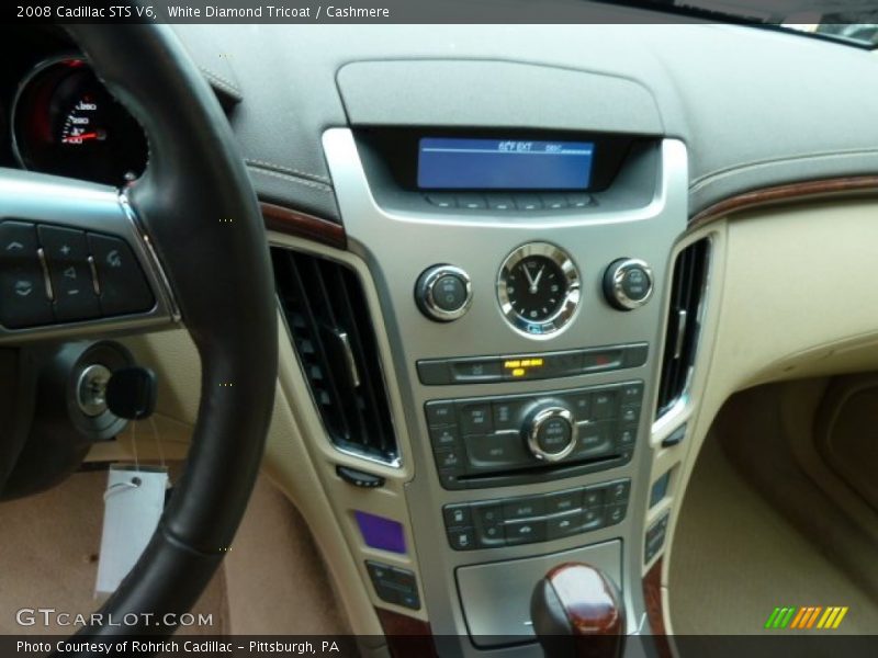 White Diamond Tricoat / Cashmere 2008 Cadillac STS V6